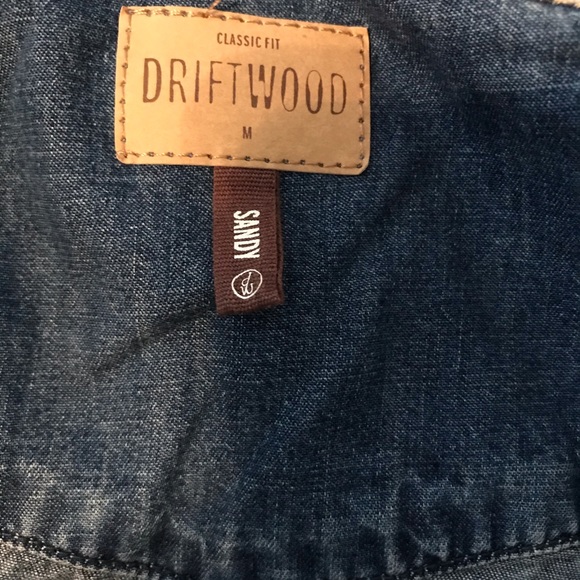 Driftwood Long sleeve Jean shirt embroidered - Picture 7 of 8